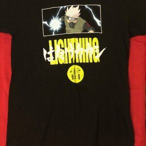 Black Adult Medium Naruto Shippuden Collection Graphic Shirt